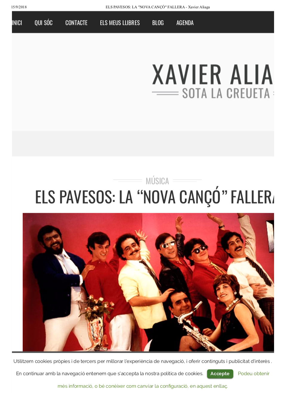 2011 Els Pavesos La Nova Cançò Blog Xavier Aliaga 22 març