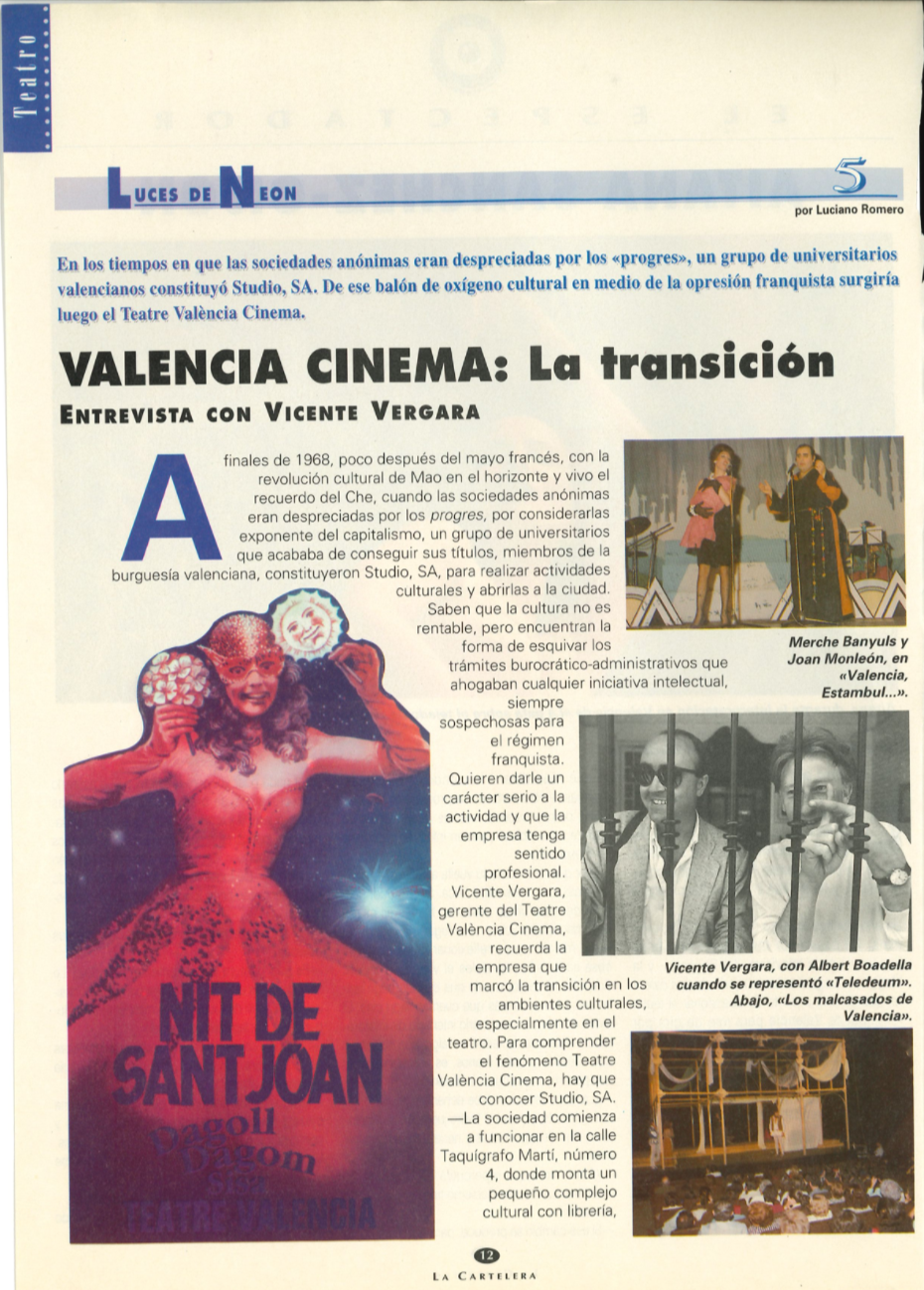 Pavesos La Cartelera València Cinema